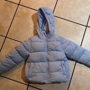 Girls Swiss Tech Sky Blue Quilted Jacket.  XS (4-5)